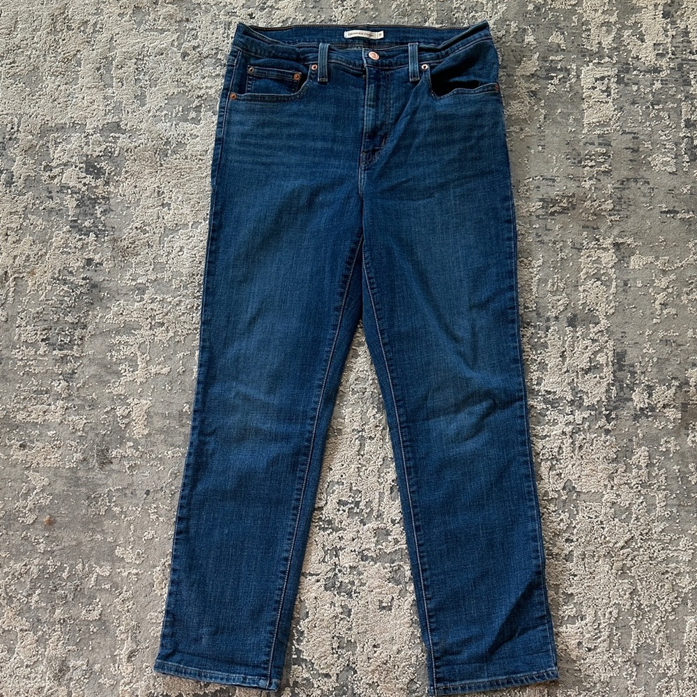Deep Indigo Women's Straight Leg Jeans